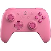 8BitDo Ultimate 2C Bluetooth Controller for Switch/Switch 2, Wireless Controller with 6-Axis Motion Control, Rumble Vibration, Refined D-Pad and Bumpers, and Hall Effect Joysticks (Pink)