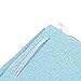 Blue Happy Birthday Banner Triangle Garland - Elegant Party Bunting Flags Decorations Birthday Party Supplies - Size Small - 3.75 x 5.5 Inch Flags, 10 Feet Length