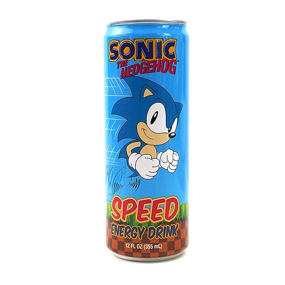 Amazon Com Sonic Speed Energy Drink 12 Fl Oz 355ml Can 2 Pack With 2 Gosutoys Stickers Grocery Gourmet Food