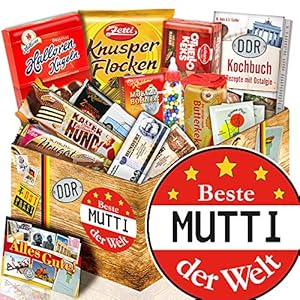 Mutti Geschenk Box aus der DDR – Süssigkeiten Box mit DDR Produkten