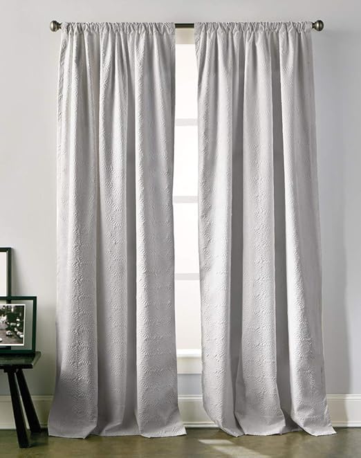 Amazon Com Dkny Chrysanthemum Floral Rod Pocket Back Tab Lined