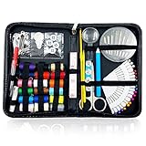 Sewing Kit Over 130 Premium Sewing Supplies for Travel Home Beginners Adults Kids Girls Emergency with Multifunctional Essentials Sewing Accessories Safety Pins Scissors Needles Thread