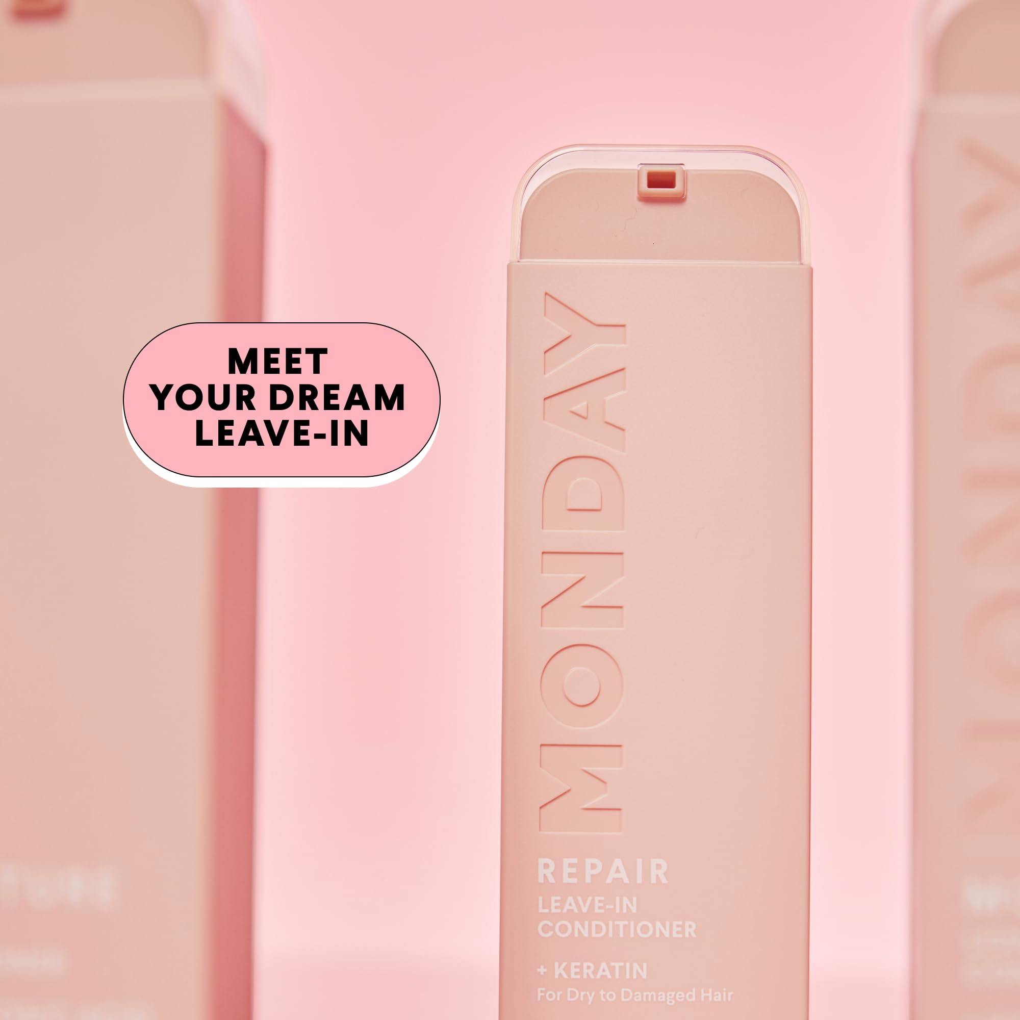 MONDAY HAIRCARE MOISTURE Leave in Conditioner with Hyaluronic Acid, Jojoba & Almond Oil, Shea Butter& Wheat Protein for Dry & Dull Hair 150mL