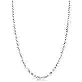 Jewlpire Silver Wheat Chain/14k Plated Gold Chain Necklace for Men, 2.5mm 3mm Chains for Men, Stainless Steel Necklace Chains for Men and Women, Mens Chain Necklace 16 18 20 22 24 26 Inch