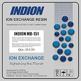 Indion MB151 Mixed Bed DI Deionisation Resin 5 Litres 0 TDS Golden Beads view 1