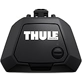 Thule Evo Raised Rail Foot Pack | Evo Raised Rail Roof Rack Feet - Black, Easy Install &amp; Secure Fit
