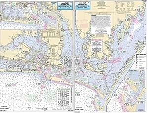 Amazon.com : Morehead City to Cape Lookout, NC - Laminated Nautical ...