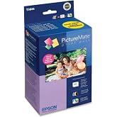 EPSON T584 Standard Capacity Ink &amp; Paper Combo Pack - Glossy (T5846) for select PictureMate Printers Black; Cyan; Yellow; Magenta