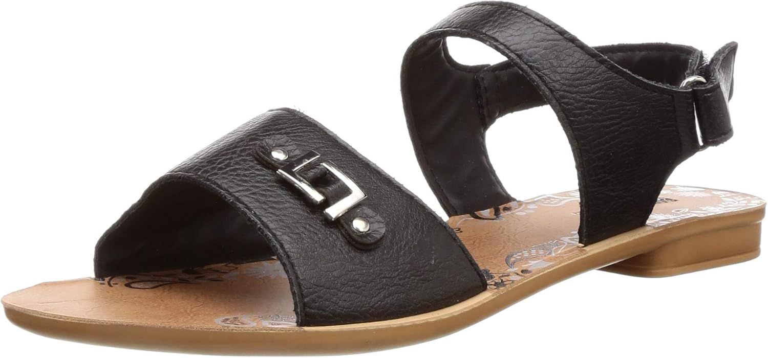 Amazon.com | AEROWALK Women's Fashion Slippers-6 UK EU (MTC7_Black_39_N) | Slippers