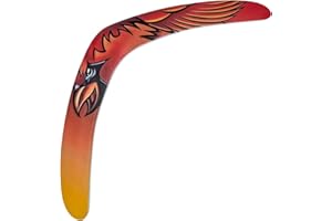 Alreczio Boomerang for Adults and Kids - Fun, Easy to Operate，V-Shaped Returning Boomerang Sport Outdoor Kids Games Fun Gifts(Red - Eagle)