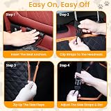 KYG Car Seat Cover 5-in-1 Waterproof Dog Hammock 53 x 58 inches view 7