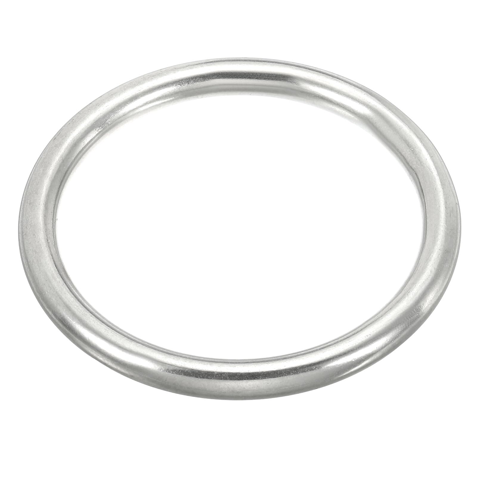 PATIKIL Metal Rings - 4.3 Inch Stainless Steel Multi-Purpose O Rings for Macrame, DIY Craft, Hardware, Belt, Dog Leash, 10x110mm