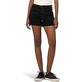 KUT from the Kloth Jane High-Rise Long Shorts w/Fray Hem