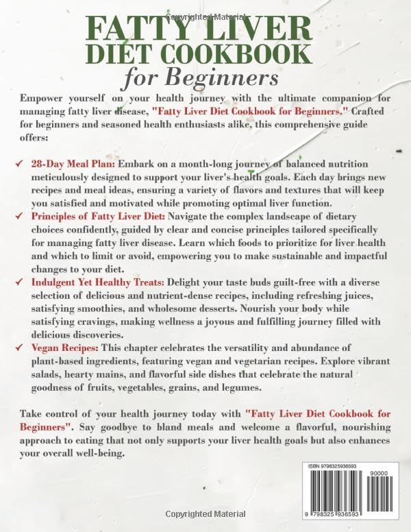 Fatty Liver Diet Cookbook: 2000 Days of Healthy & Reversal Everyday Recipes for Beginners & Experienced| Guide to Improve Cleanse Detox and Support ... | 28-Days Healing Eating Meal Plan Included
