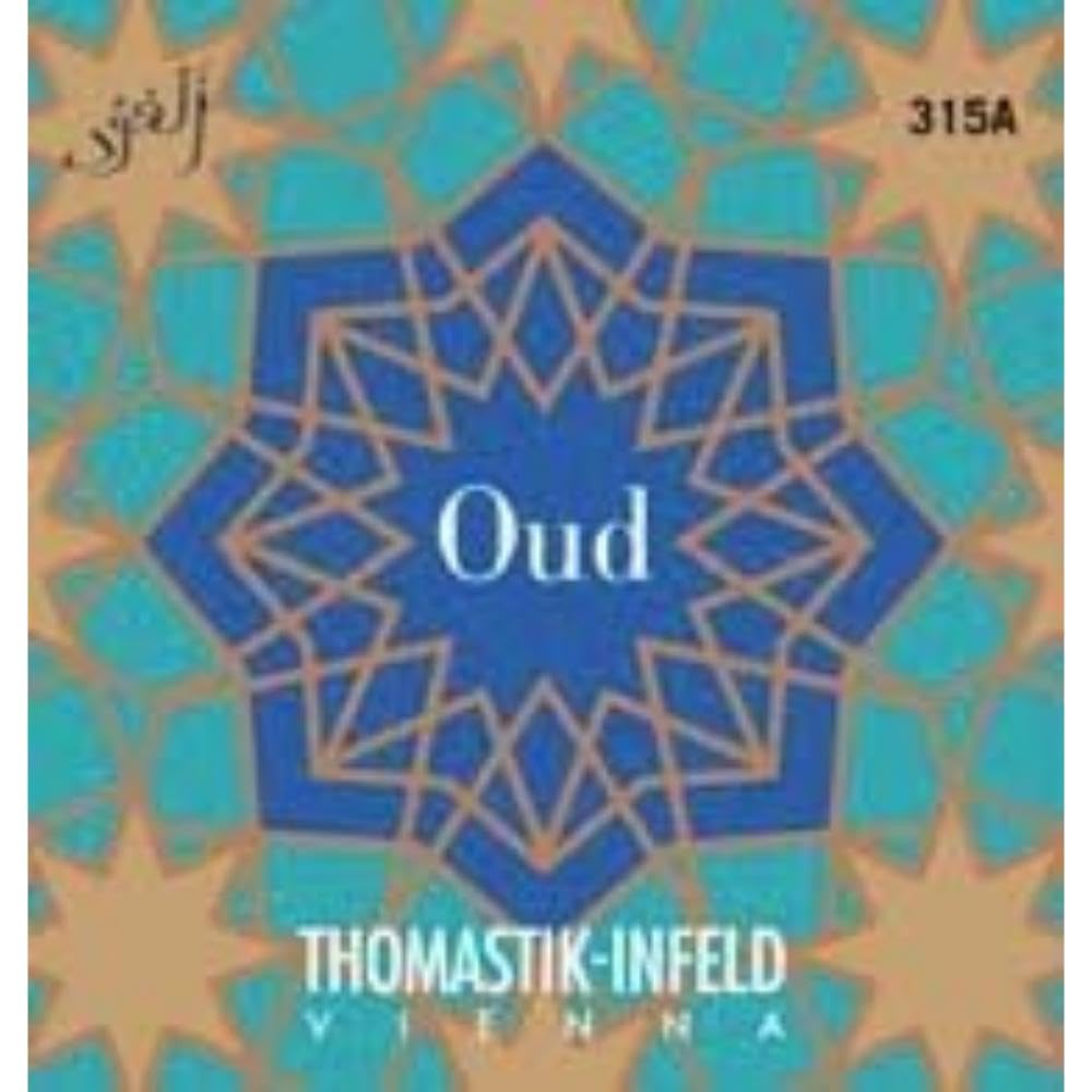 Thomastik single string 2x G plastic core wound with silver-coated copper wire 314 for Arabic Oud set 315, 315A, 315B