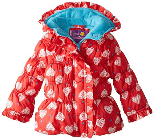 pink platinum puffer jacket