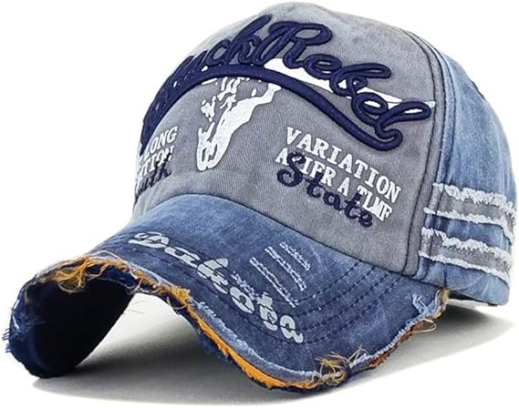 Wansan Visiere Casquette De Baseball Ancienne Usee Bordee D Une