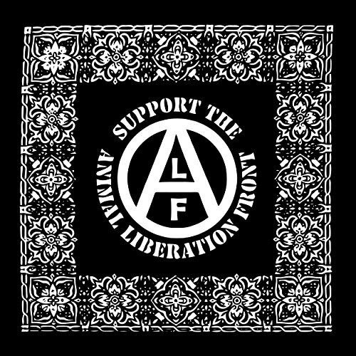 Animal Liberation Front (ALF) Bandanna - Vegan Vegetarian Rights Welfare Anti Authority Anarchy Human Testing Meat is Murder Social Political Class War Activism Anarchism Anarcho Punk Earth Head Scarf