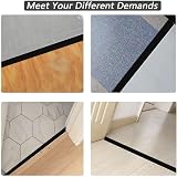 Zayejod 2M Laminate Threshold Transition Strip PVC Door Bar Black 5cm view 5