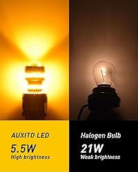 AUXITO Upgraded 1157 LED Bulb Amber Yellow