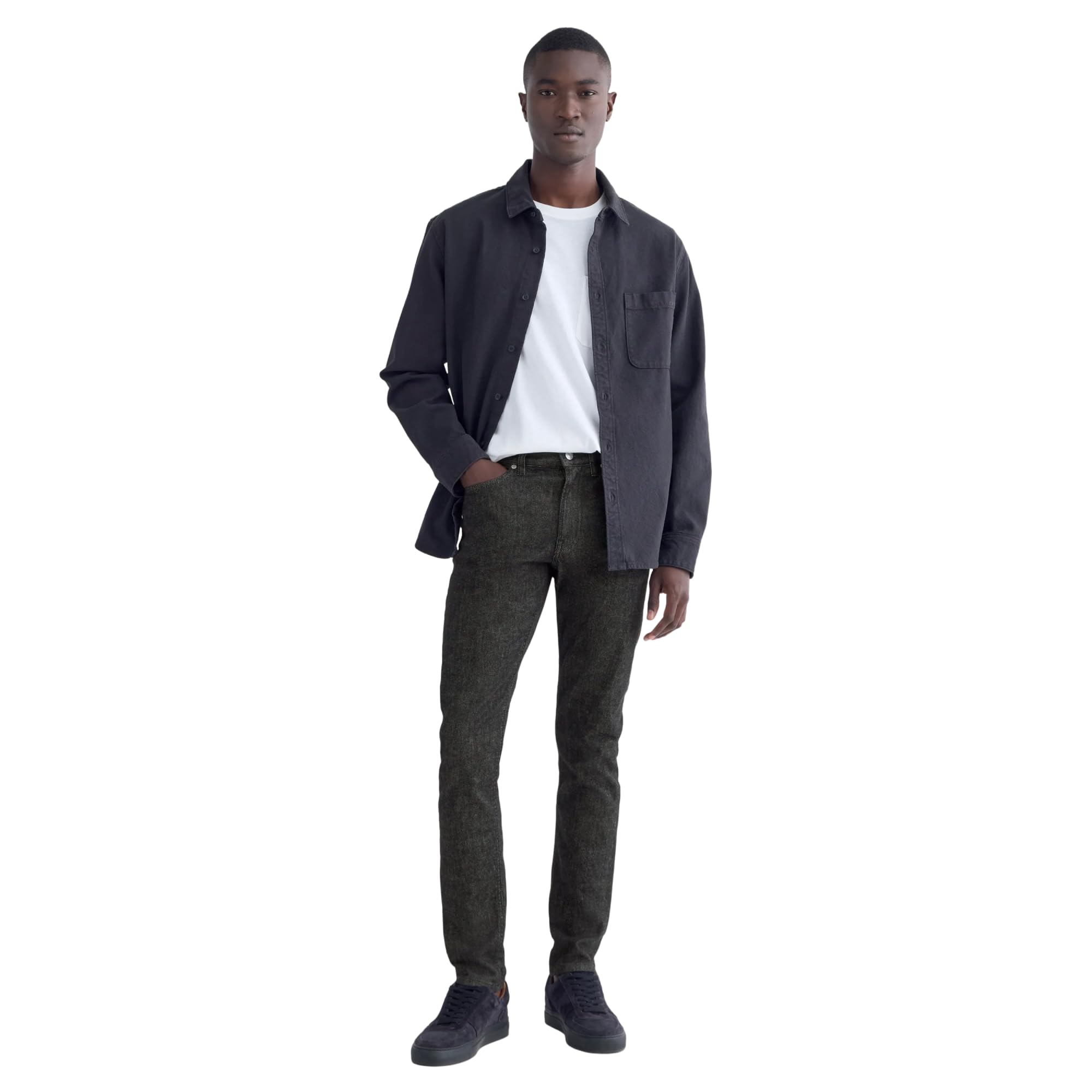 Everlane The Selvedge Slim-Fit Jean – Black Rinse Size 32×28