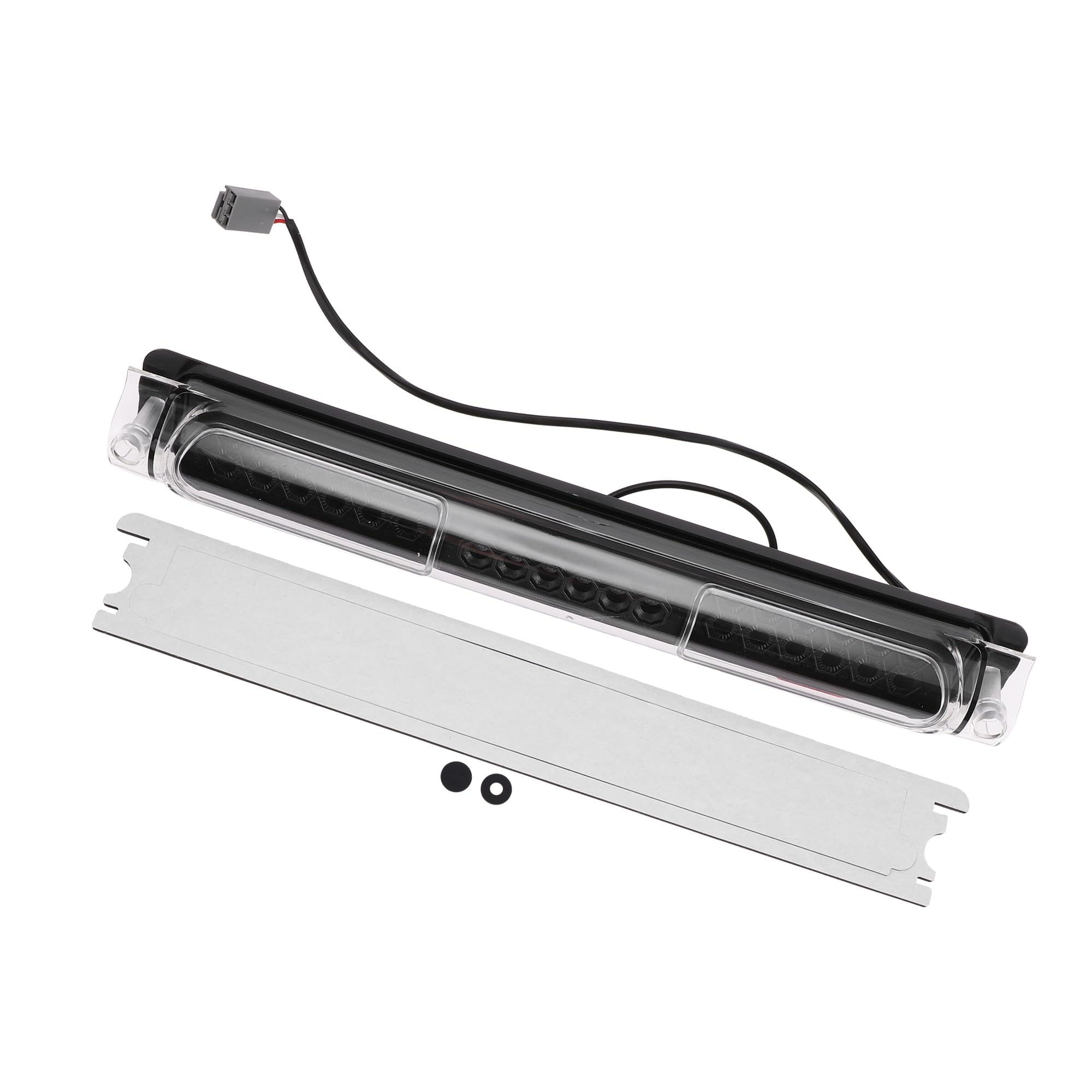 Photo 1 of REPAIROCK LED Third Brake Light for Ford Excursion 2000-2005 3rd Brake Stop Light Assembly Roof Cargo Light Red High Mount Lamp Clear Lens Black