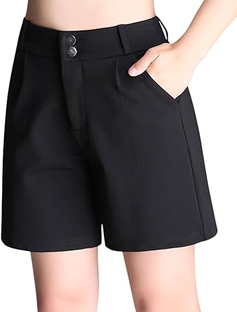 women's high waisted bermuda shorts