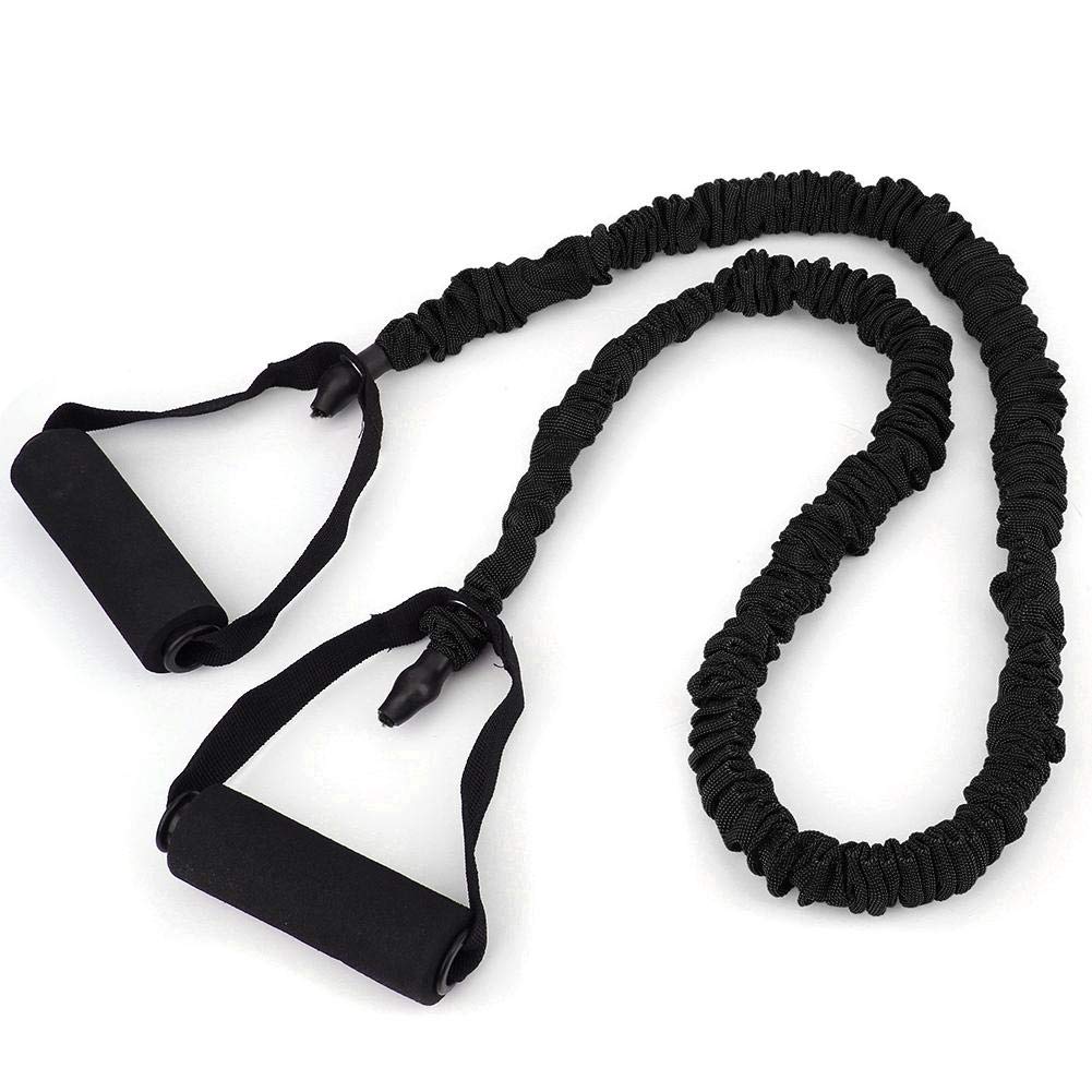 Fitness Equipment Elastic Pull Rope Body Stretch Excerciser Yoga Pull Rope, Fitness Pull Rope, for Home for Gym(Black (30 lbs))