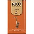 D'Addario Rico Tenor Saxophone Reeds, Strength 2.5 Pack of 25