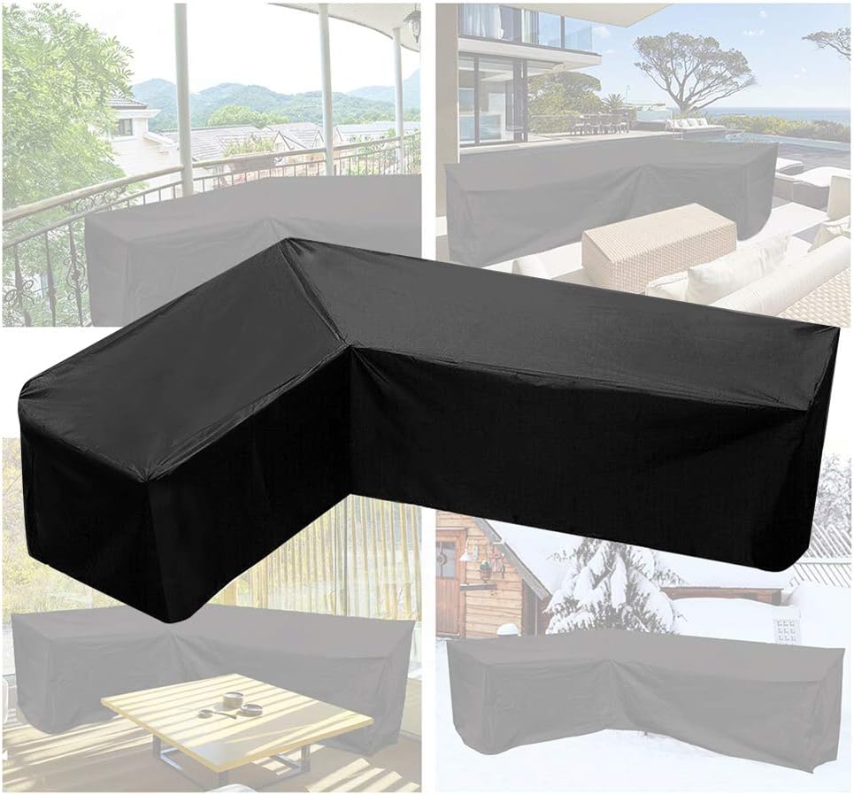 Lounge Set Schutzhülle L Form Sofa Abdeckung Abdeckhaube Gartenmöbel