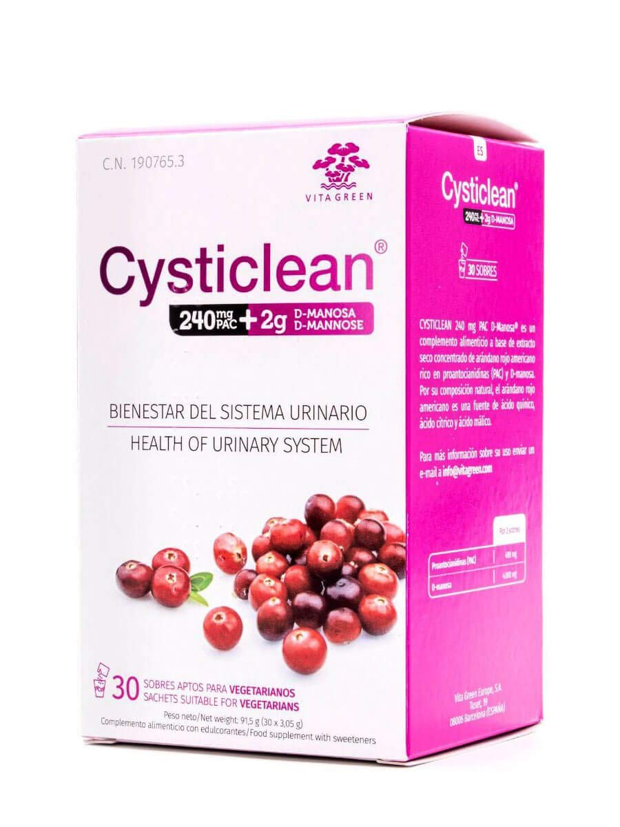 Cysticlean Pac With D-Mannose 30 Sachets