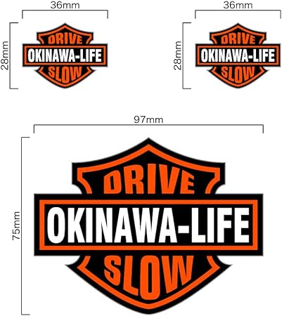 Amazon Co Jp 沖縄ライフ Alohaisai 沖縄ステッカー 沖縄シール 琉球 沖縄 観光 物産 おみやげ 車 バイク