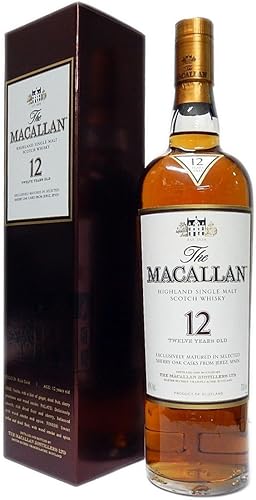 Amazon Co Jp シングルモルト ウイスキー ザ マッカラン 12年 700ml 2本入 食品 飲料 お酒