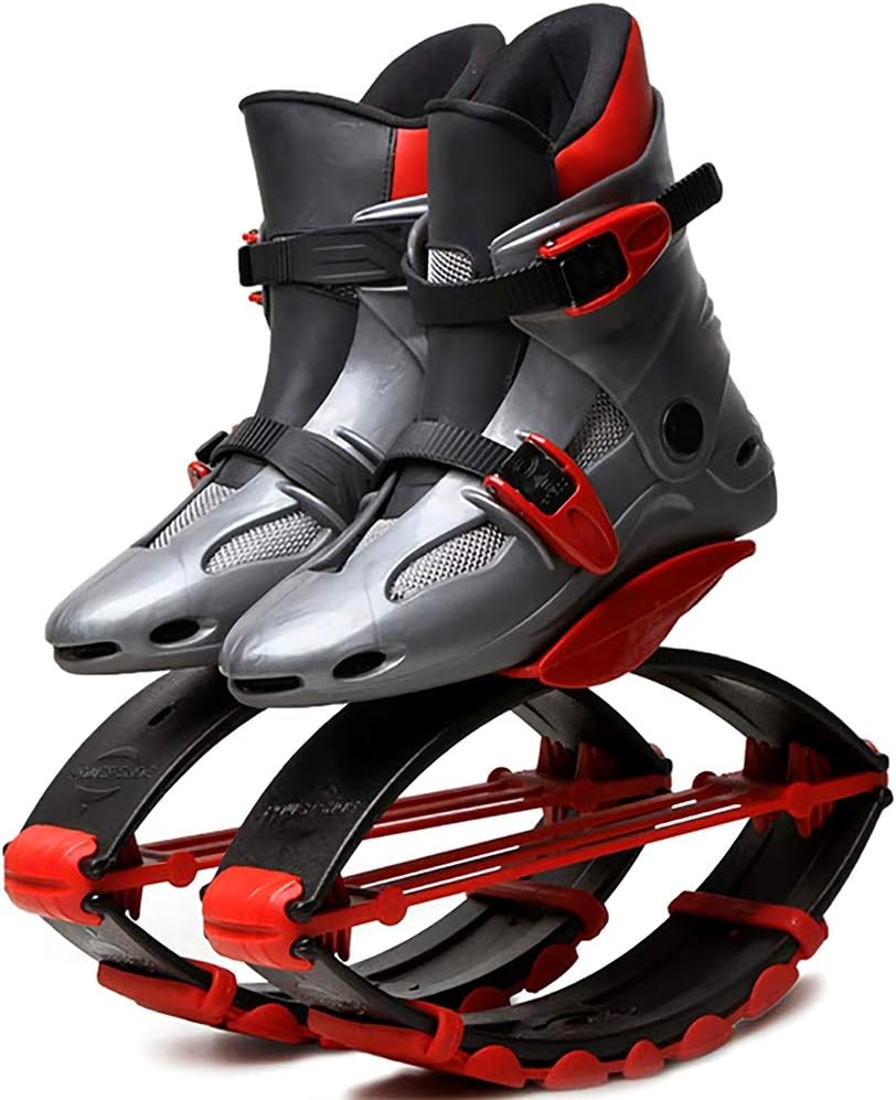 DECJ Jump Boots for Fitness, Bounce Shoes for Boys and Girls Kangoo Jumps, Anti-Gravity Bounce Shoes Stilts Physical Exercise, Unisex Adults Kangaroo Jump Shoes