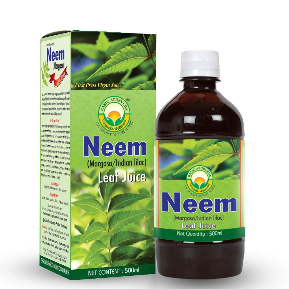 Buy Basic Ayrveda Neem Leaf (Margosa) Juice Natural Juice made from