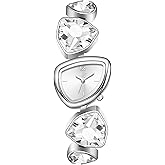 ADSBIAOYE Women's Luxury Crystal Bracelet Watch Unique Irregular Quartz Watch