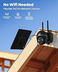 ieGeek 4G LTE Cellular Security Camera Wireless