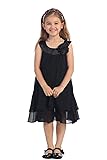 Satin Bib Neckline & Chiffon A-line Big Girls