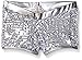 Gia Mia Dance Girls' Big Sequin Short, Silver, Medium