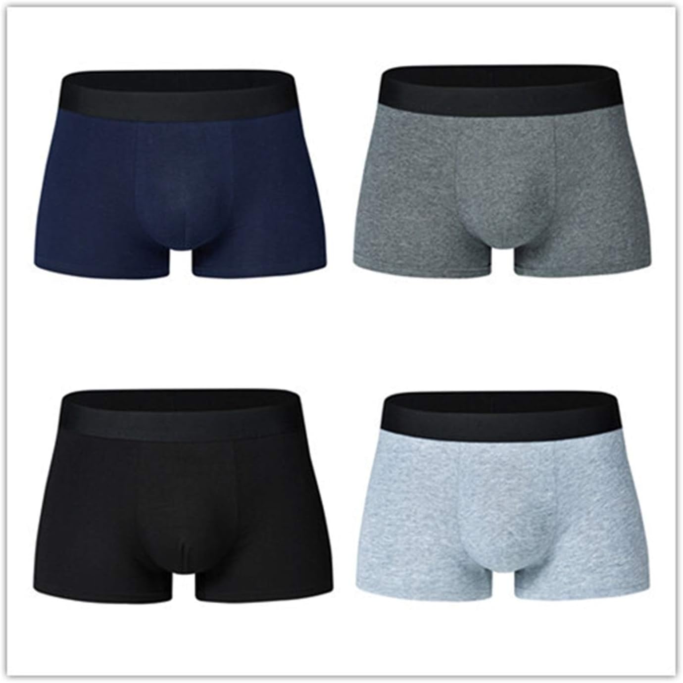 KEHUITONG 4 Pieces/batch Of Large Loose Men's Underwear Men's Underwear