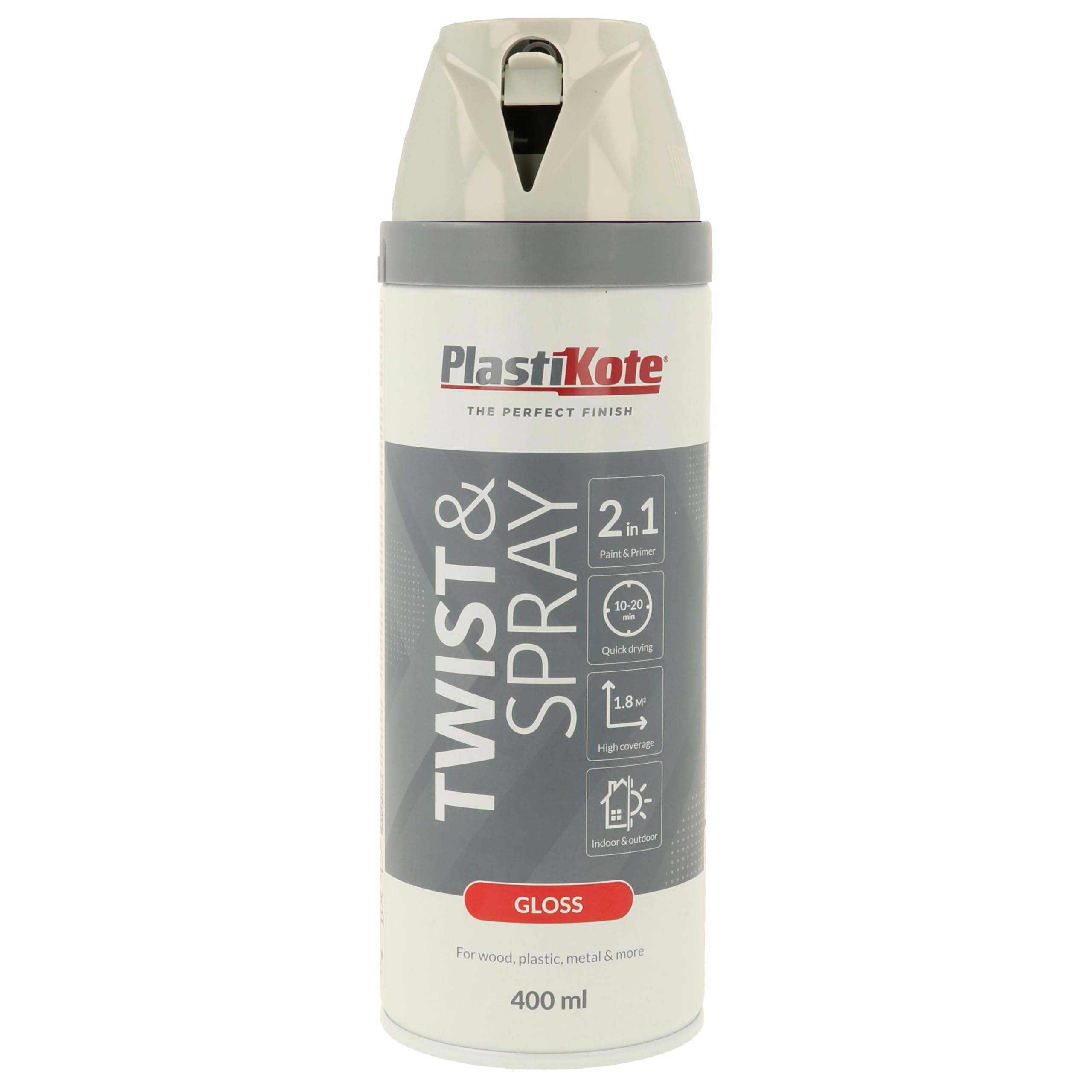 Plasti-kote 21120 400ml Premium Spray Paint Gloss - Smoke Infusion
