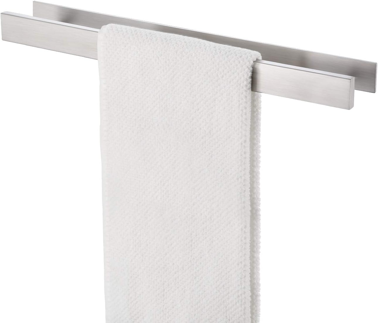 KES Toalleros de Baño sin Taladro Toallero de Barra Adhesivo Acero Inoxidable SUS304 Toallero Pared Acabado Cepillado 40CM, BTH216S40-2