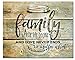 CounterArt 'Family Time' Glass Cutting Board, 15 x 12