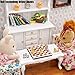 Odoria 1/12 Miniature Chess Board Games Dollhouse Decoration Accessories