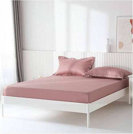 Amazon ボックスシーツ クイーン 四季適用 ベッド シーツ マチ部分約30 40cm綿100 全周ゴム付き ベッドシーツ ベットカバー 洋式 和式兼用 Color Dawn Size King ボックスシーツ オンライン通販