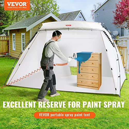 VEVOR Portable Paint Booth, Larger Spray Paint Tent With Builtin Floor