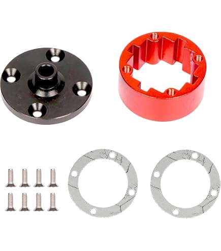 Aluminium Differentialgehäuse Schwarz Für Arrma 1/8 6S Modelle (Talion, Kraton, Typhon, Senton)