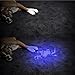 GridLite UV Blacklight Flashlight - Pet Urine Detector - Stain Detector - 12 UV LEDS