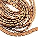 CzechMate 6mm Square Glass Czech Two Hole Tile Bead - Matte Metallic Copper