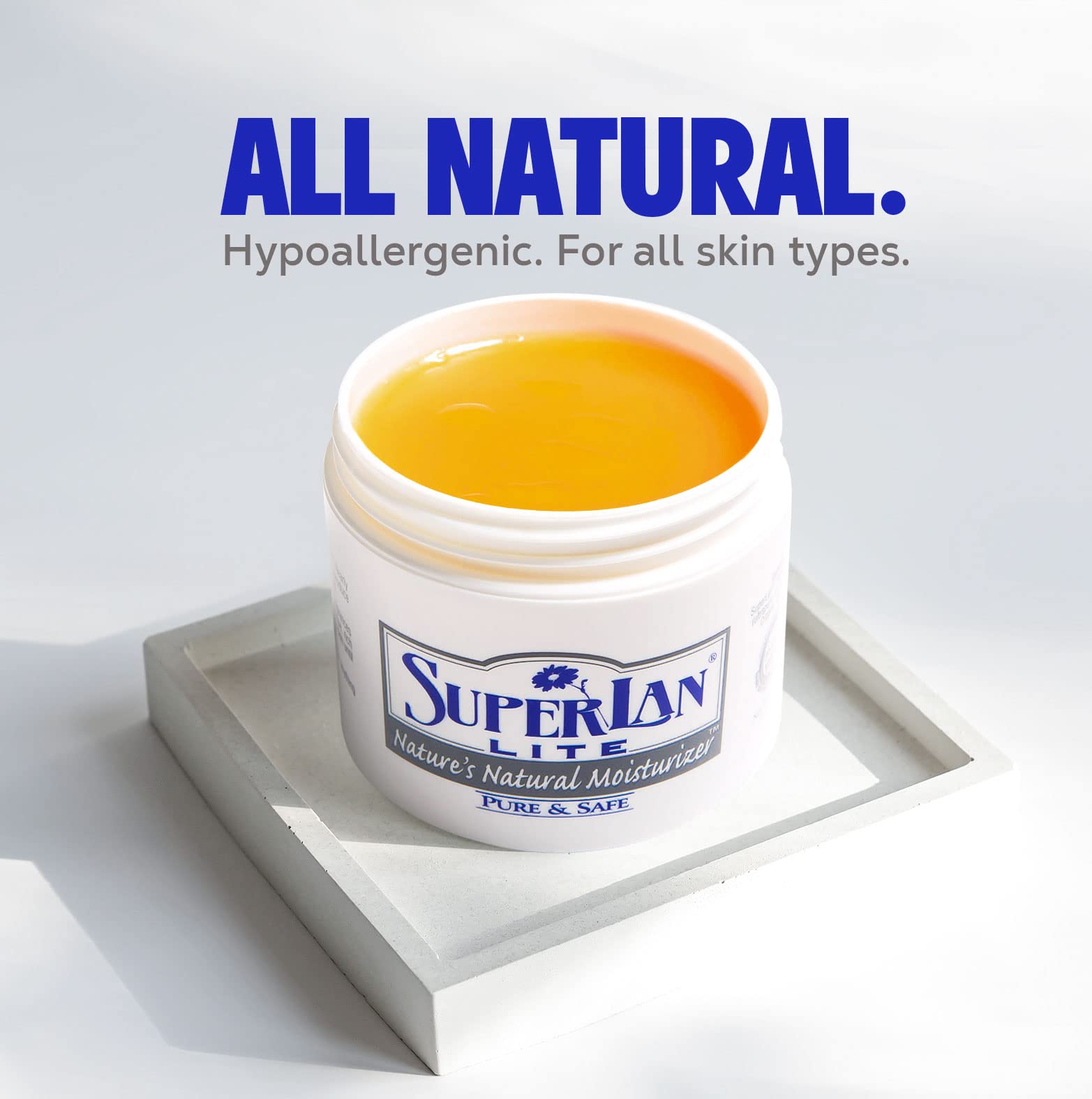 Moisturizer Lanolin Cream 4 oz with Jojoba Oil for Hot, Dry & Cold Weather - Lightweight Creamy Formula with Medical-Grade Lanolin & Jojoba Oil - Moisturizer for Hands, Feet, Body, and More